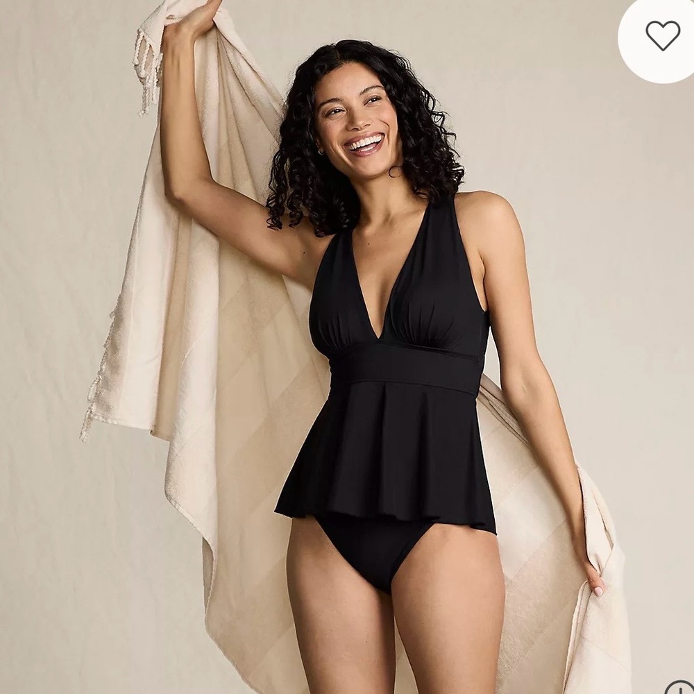 Land’s End Fauxkini One Piece Swimsuit